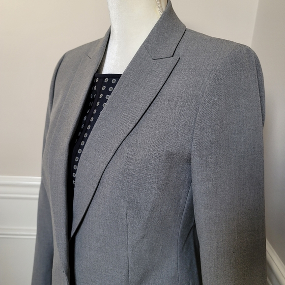 🆕️ J. Crew Paneled Sheath Dress Navy Blue Foulard Size 4 - Picture 6 of 7